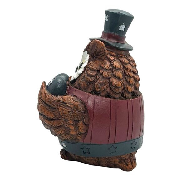 PATRIOTIC OWL FIGURINE FOR JULY 4TH INDEPENDENCE DAY CELEBRATION - Picture 5 of 13